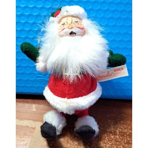 Annalee Abilitee Dolls 2003 Santa Hand Painted Face 7" Tall - Picture 1 of 6